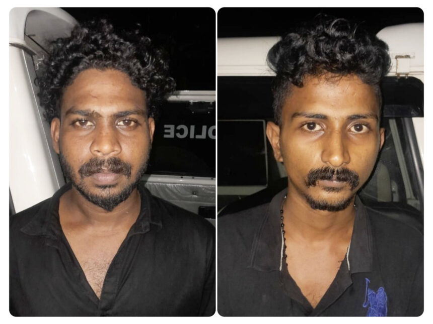 കഞ്ചാവുമായി രണ്ടുപേർ അറസ്റ്റിൽ