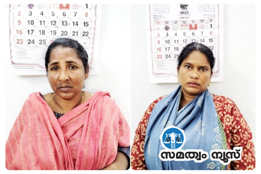 ബസ്സിനുള്ളിൽ മോഷണശ്രമം: രണ്ട് യുവതികൾ അറസ്റ്റിൽ