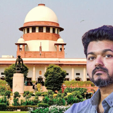 Vijay movie star തമിഴ്നാട്ടിലെ കരൂരിൽ നടൻ വിജയ്യുടെ റാലി 41 പേർ കൊല്ലപ്പെട്ട സംഭവത്തിൽ; സ്വതന്ത്ര അന്വേഷണം ആവശ്യപ്പെട്ടുള്ള ഹർജികളിൽ വിധി പറയുന്നതിനായി സുപ്രീംകോടതി മാറ്റി