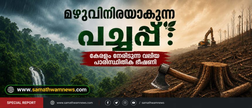 മഴുവിനിരയാകുന്ന പച്ചപ്പ്: കേരളം നേരിടുന്ന വലിയ പാരിസ്ഥിതിക ഭീഷണി